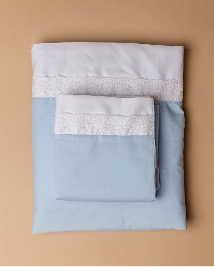 Lençóis envelope CINDERELA (algodão com bordado)