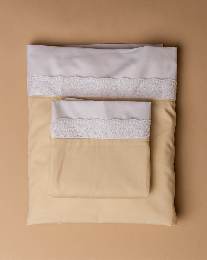 Lençóis envelope CINDERELA (algodão com bordado)