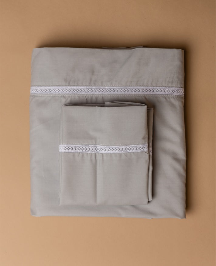 Lençóis envelope ALICE (com capa para edredon e entremeio)