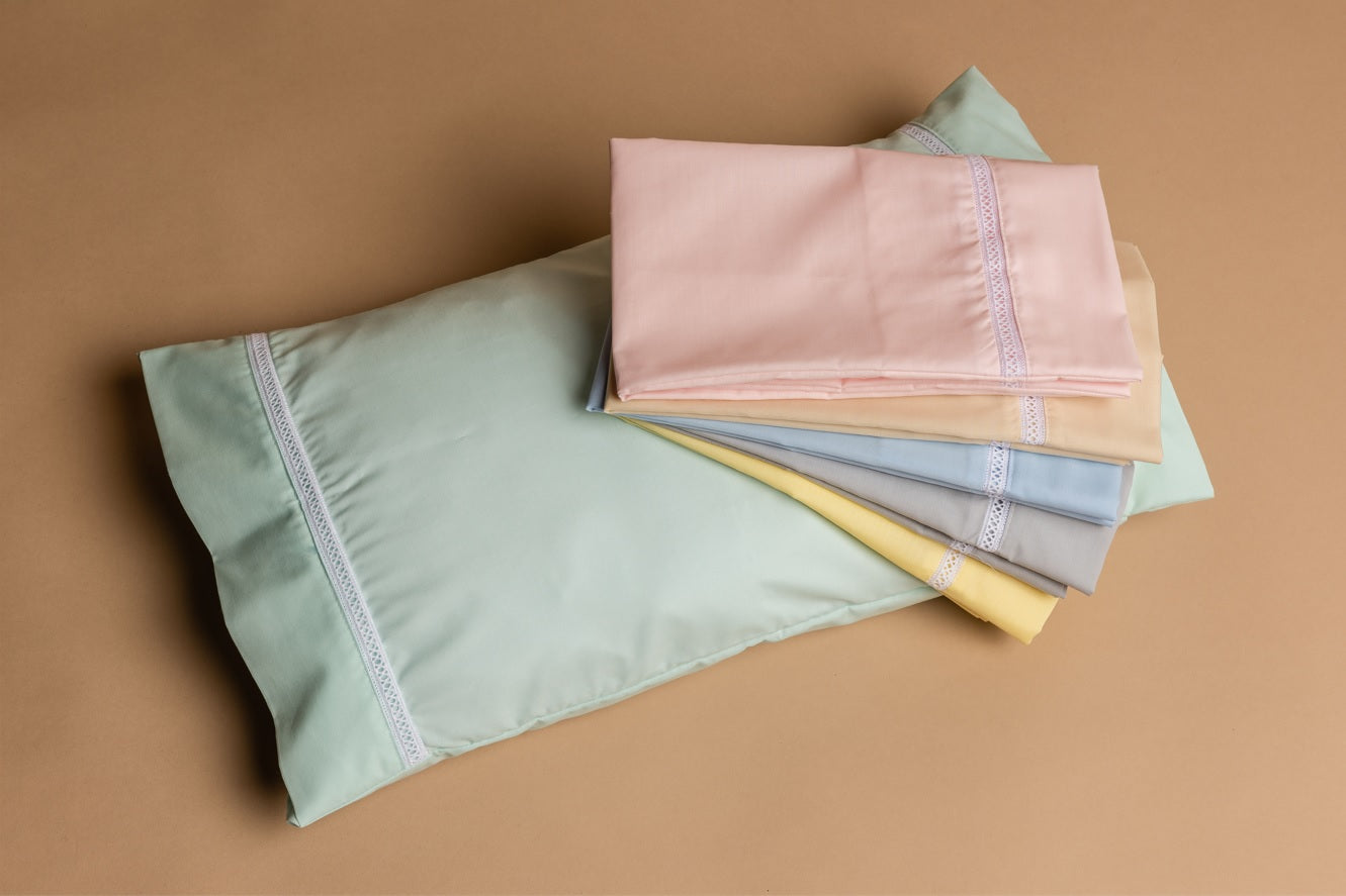 Lençóis envelope ALICE (com capa para edredon e entremeio)
